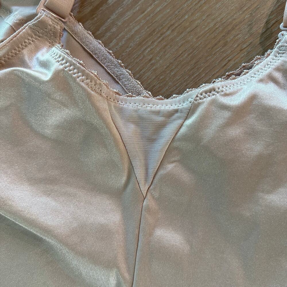 Ruby Ribbon V-Neck Sheer Slip Pale Style 3041 Siz… - image 6